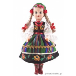 Doll in Lowicz folk dress 35 cm