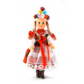 Doll in Krakow folk dress 35 cm