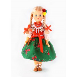 Doll in Tatra mountain folk dress 35 cm