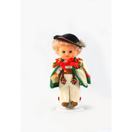 Doll boy in Tatra mountain dress 16 cm.