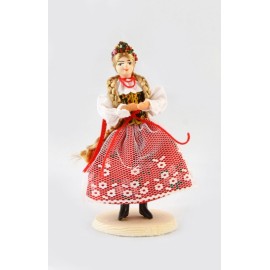 Doll in Krakow folk dress 12 cm