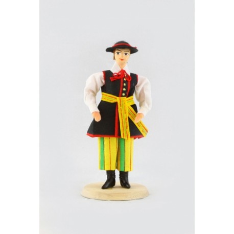 Doll in Lowicz folk costume 12 cm