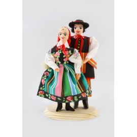 Dolls in Lowicz folk outfits
