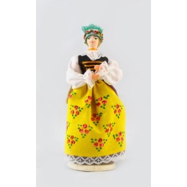 Doll in Silesian folk dress, 18 cm