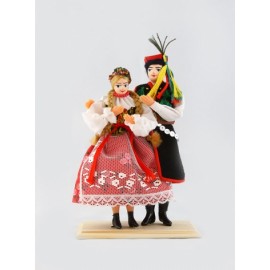 Dolls in Krakow folk outfits