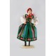 Doll in Lowicz folk dress 18 cm