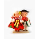 Dolls in Podhale outfits, 16 cm