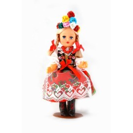 Doll in Krakow folk dress 25 cm