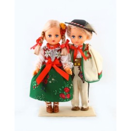 Dolls in Podhale folk outfits 30 cm
